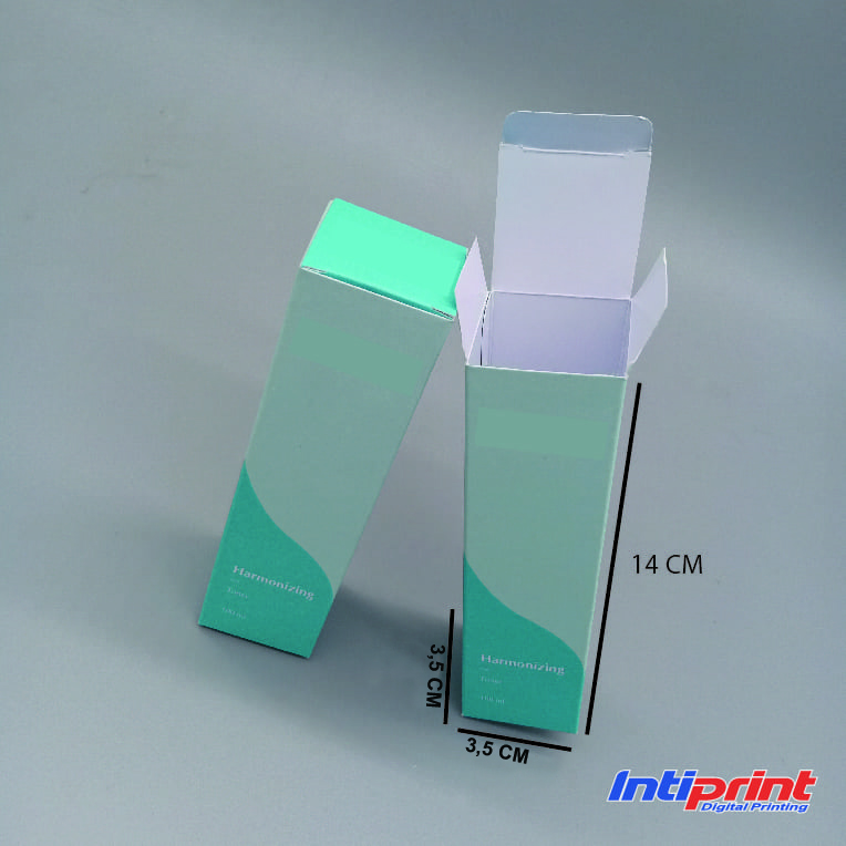 Karton box kotak Packaging UK.3,5 x 3,5 x 14 cm