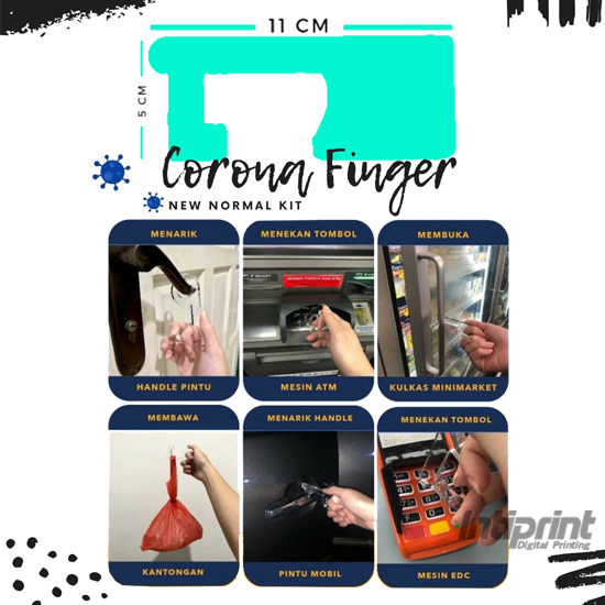 Custom Corona  Finger | Akrilik Bening