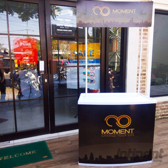 Event desk Meja Promosi Counter Berkualitas Tinggi 