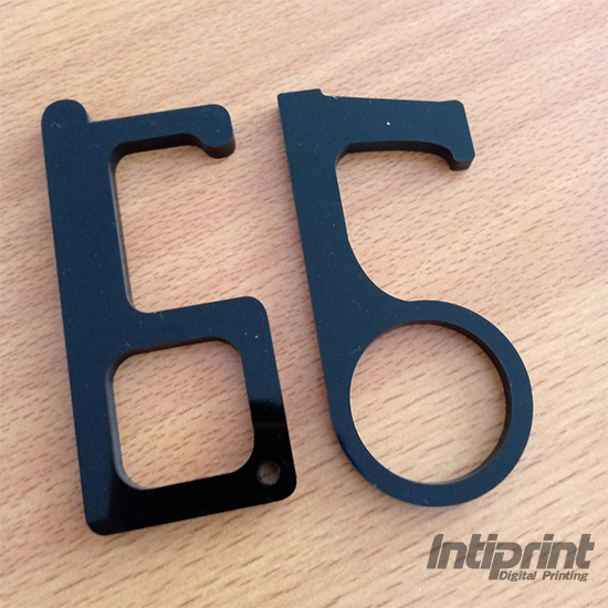 Custom Corona Finger Akrilik Hitam