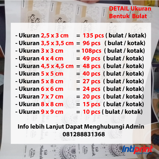 Sticker Vinyl Transparan A3+ 32 x 48 cm