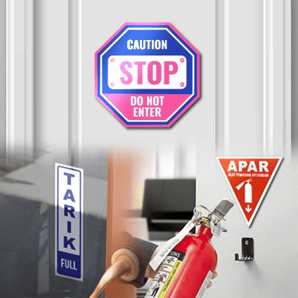 Acrylic Sign Board UV Print Custom