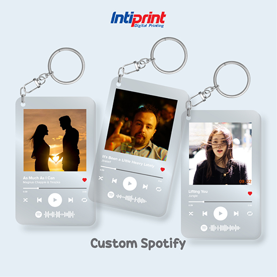 Gantungan Kunci Akrilik Spotify 5 x 8 cm