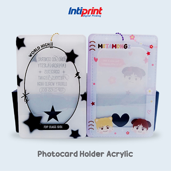 Photocard Holder Acrylic Print UV Custom 15 x 10cm