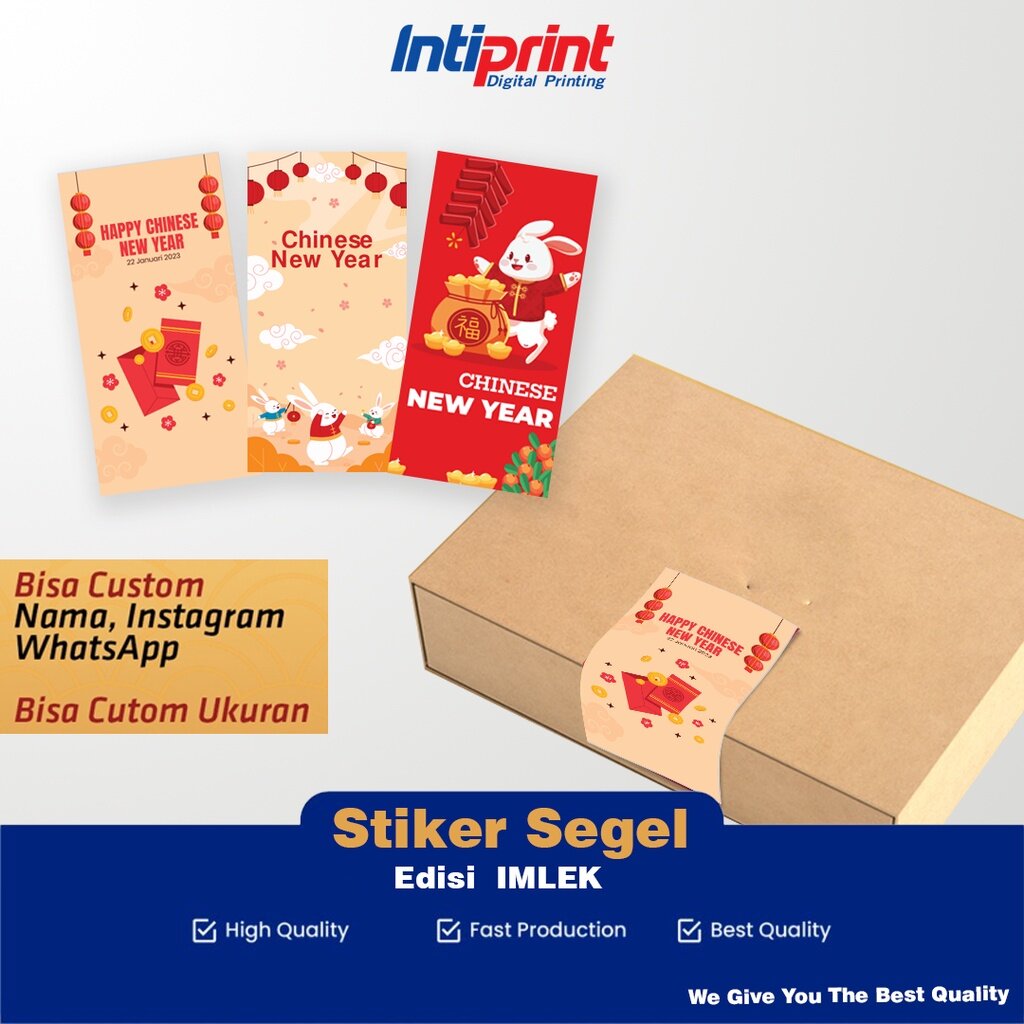 Cetak Custom Stiker Label Vinyl A3+