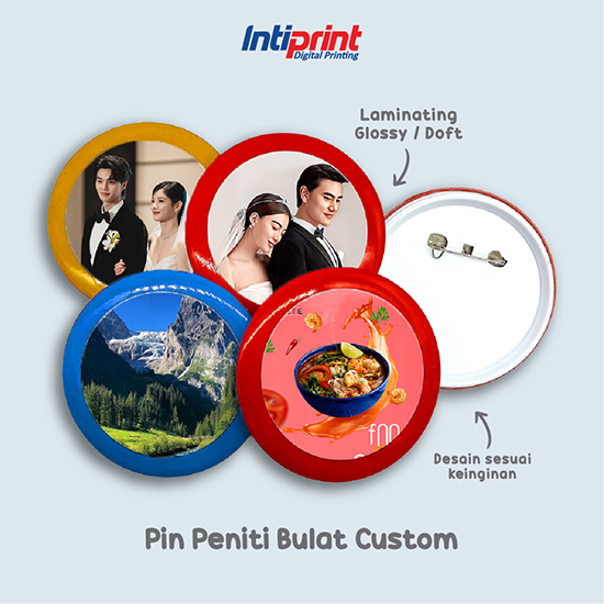 Pin Peniti Lingkaran Diameter 7,5 cm
