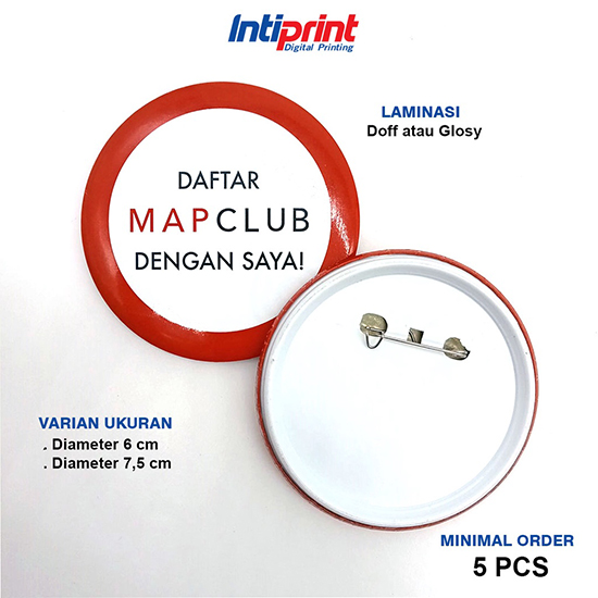 Pin Peniti Lingkaran Diameter 7,5 cm