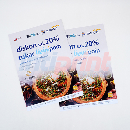 Brosur Flyer Ukuran Custom