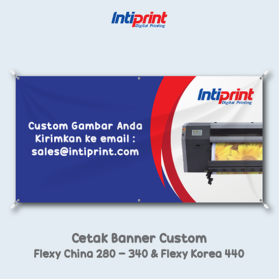Cetak Spanduk Flexi China 340Gsm 