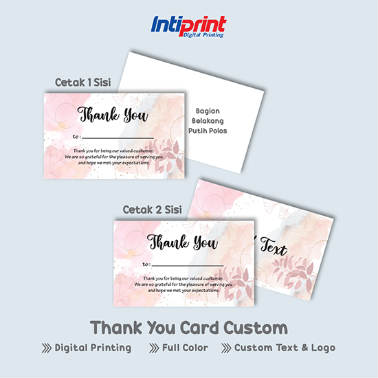 Cetak Kartu Ucapan Custom Desain
