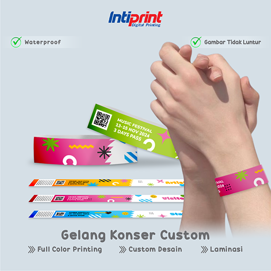 Gelang Konser I Gelang Event Uk. 23 x 2 cm