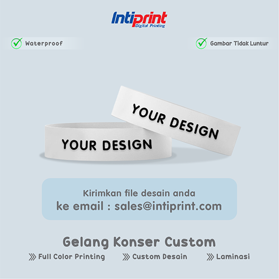 Gelang Konser I Gelang Event Uk. 23 x 2 cm
