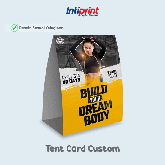 Tent Card Segitiga