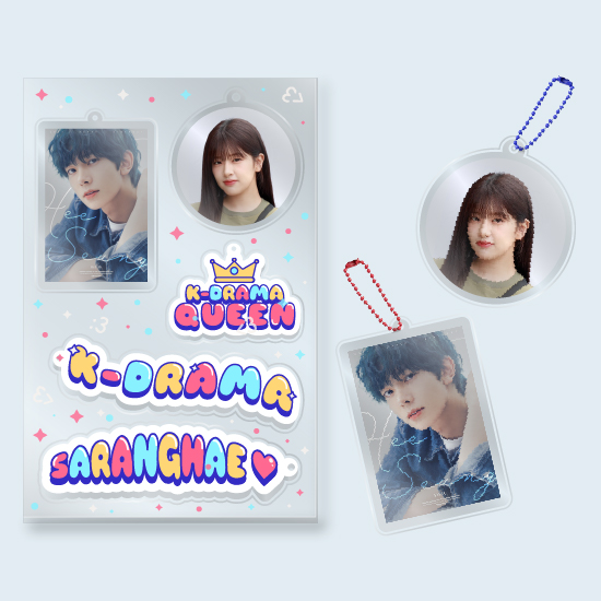 Akrilik Kit Set Custom Print UV Kpop