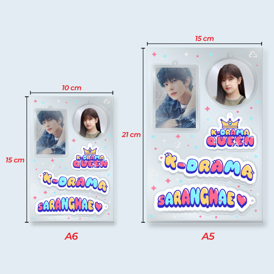 Akrilik Kit Set Custom Print UV Kpop