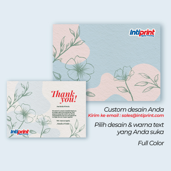 Cetak Kartu Ucapan Custom Desain