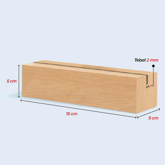 Kayu Stand | Stand Akrilik | Stand Kertas - Tebal 2mm
