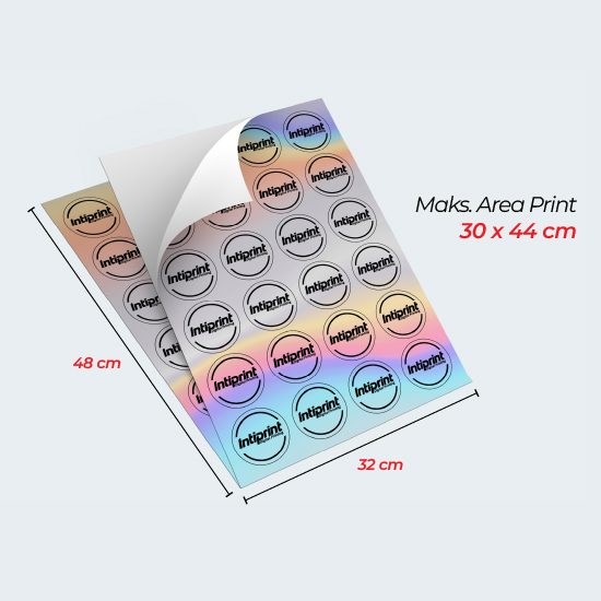 Sticker Hologram A3+
