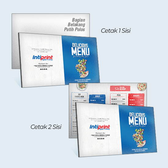 Menu Board Custom A4