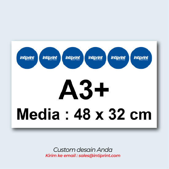 Sticker Vinyl Transparan A3+ 32 x 48 cm