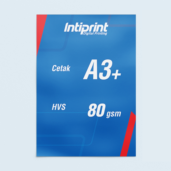 HVS 80 gsm A3 Plus 32 x 48 cm Hitam/Putih
