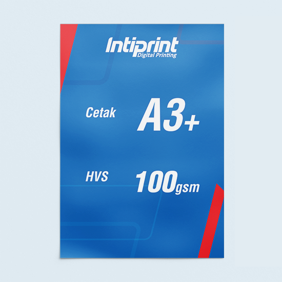 HVS 100 gsm A3 Plus 32 x 48 cm Hitam/Putih