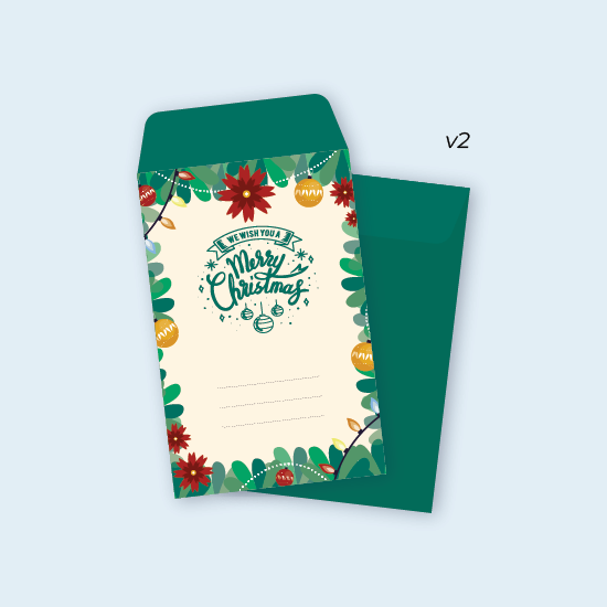 Amplop Angpao Edisi Hari Raya NATAL- ISI 6 PCS