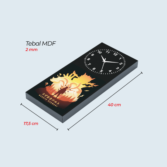 Jam Dinding Custom MDF