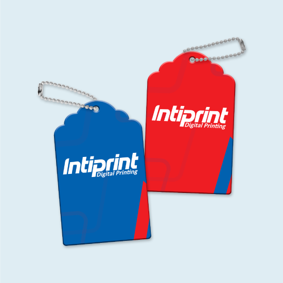 HANG TAG IVORY 250 5 x 8 CM isi 30pcs Bentuk CUSTOM