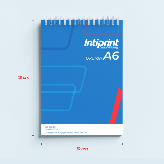 Cetak Blocknote A6 (Buku A6)
