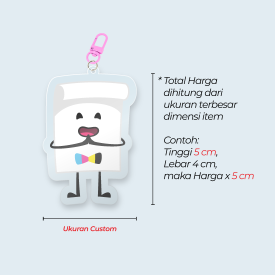 Gantungan Kunci Custom - Lot Klip
