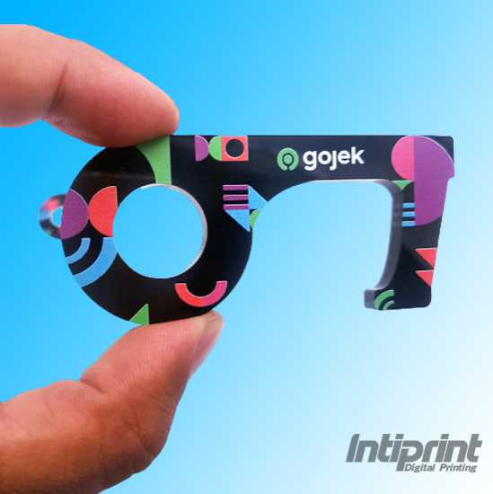 Corona Finger Akrilik Hitam