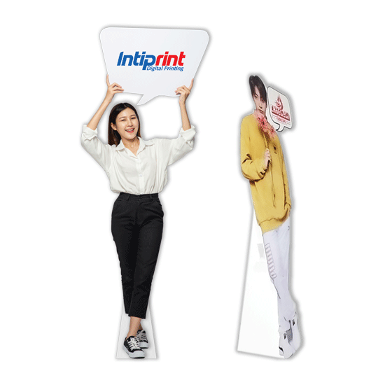 Cetak Human Standee  Display