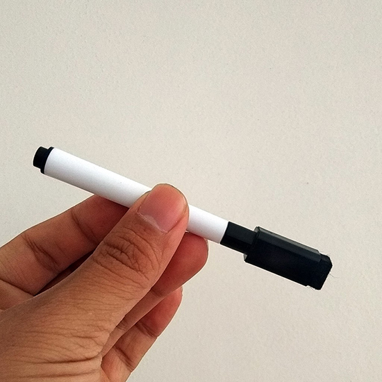 Spidol Papan Tulis Wipe Clean (Warna Hitam)