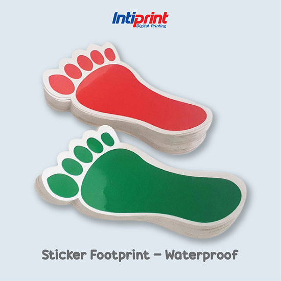 Stiker Telapak Kaki Untuk Tangga (Waterproof)