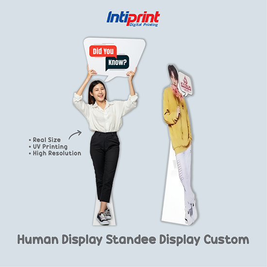 Human Display Standee Custom (Real Size)