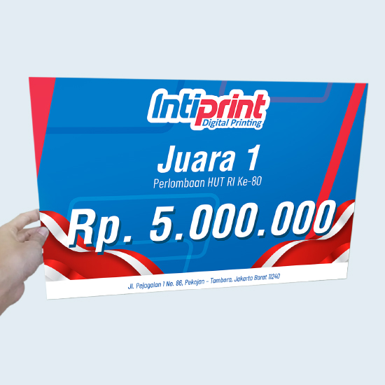 Papan Hadiah Simbolis | Simbolis Hadiah Custom A3