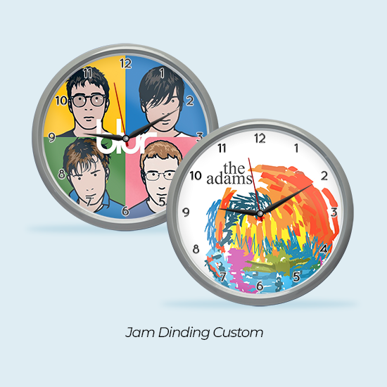 Jam Dinding Custom