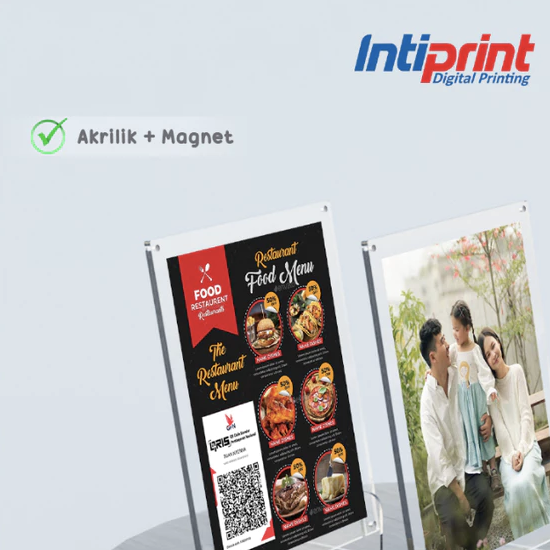 Frame Akrilik Standing Photo Frame Magnet 