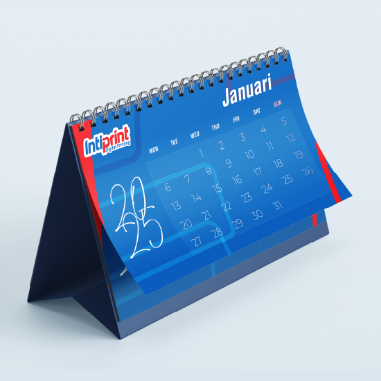 Kalender Meja Custom 21x15cm (14 lbr)