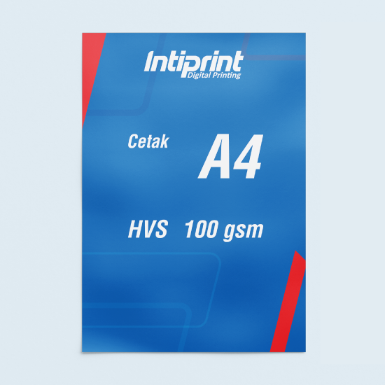 HVS 100 gsm A4 BW/Hitam Putih 
