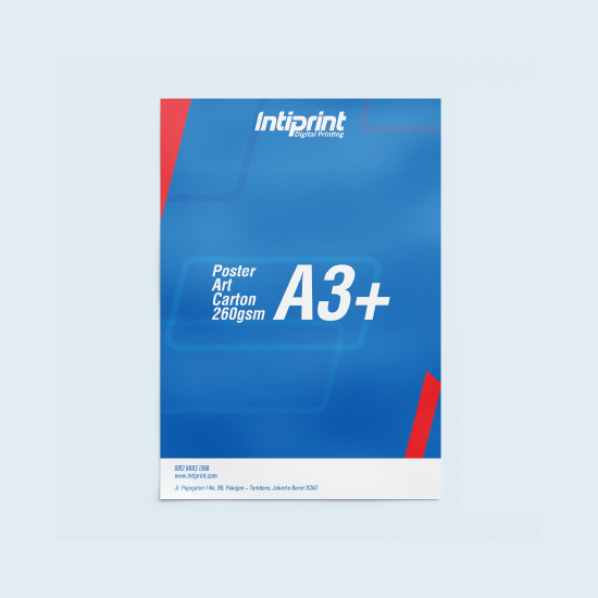 Cetak Poster Art Carton Custom A3
