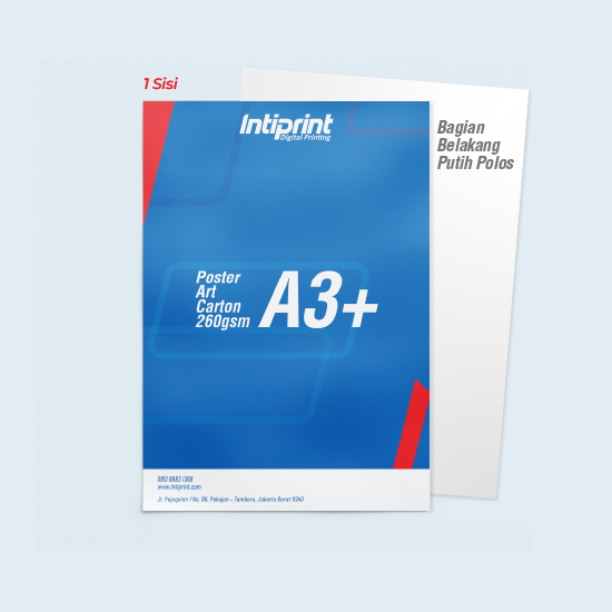 Cetak Poster Art Carton Custom A3