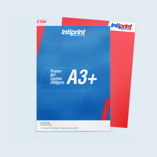 Cetak Poster Art Carton Custom A3